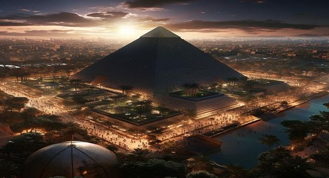 7 صور لم ترها من قبل.. الذكاء الاصطناعي يتخيل شكل عجائب الدنيا السبع