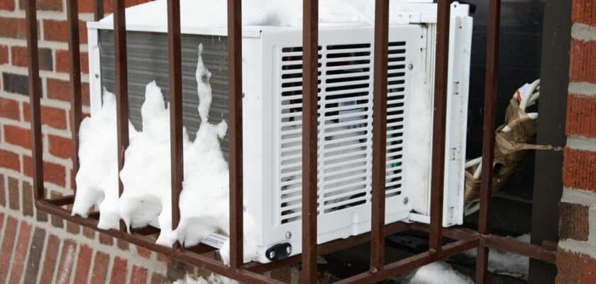 تثليج المكيف وطرق التعامل معه