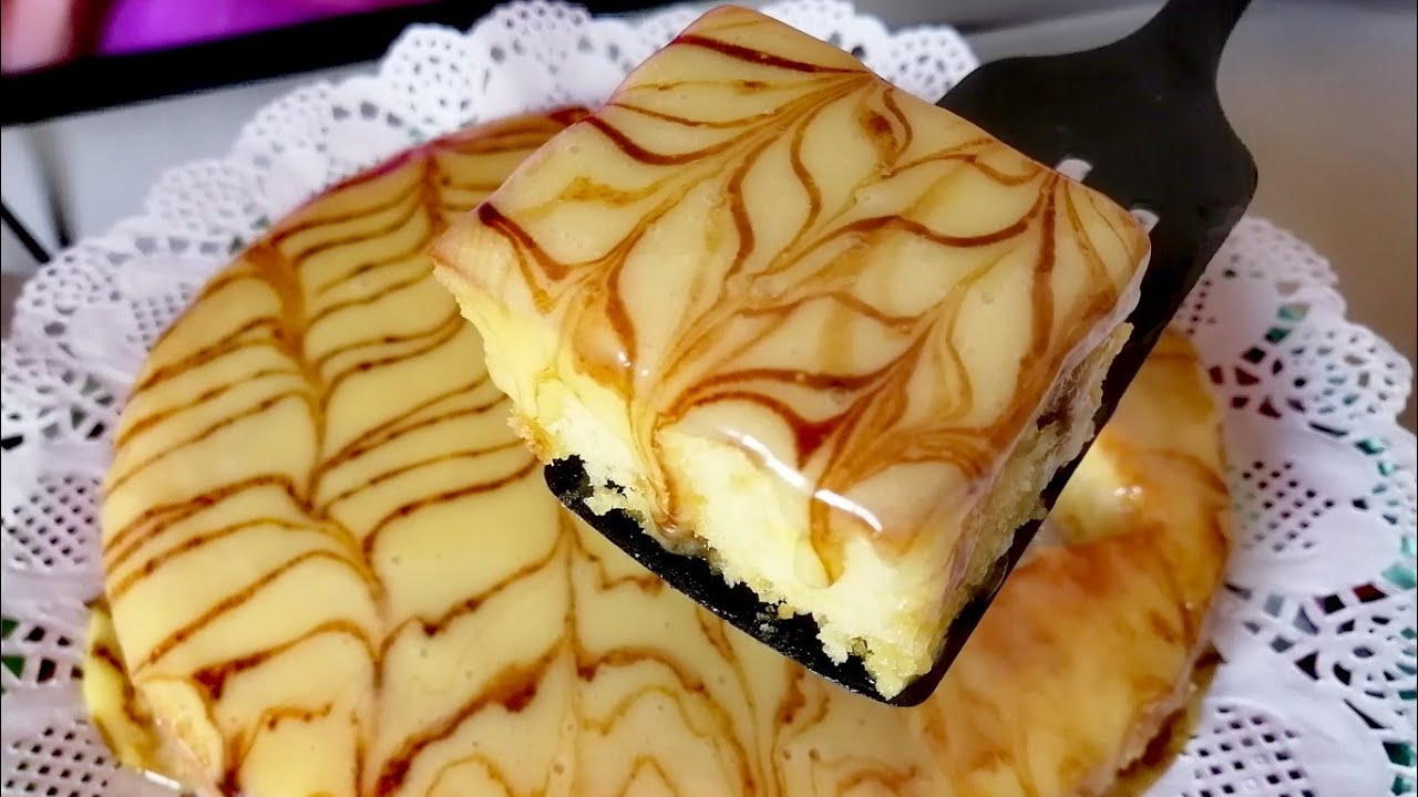 استمتعي بالطعم الساحر.. كيكة الكريم كراميل الحلوى المثالية