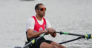 عبد الخالق البنا ينافس في نهائيات التجديف بأولمبياد باريس 2024