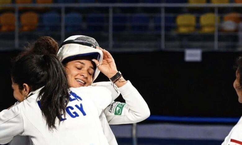 تأهل ناردين إيهاب إلى دور الـ 32 في منافسات سيف المبارزة بسيدات دورة الألعاب الأولمبية