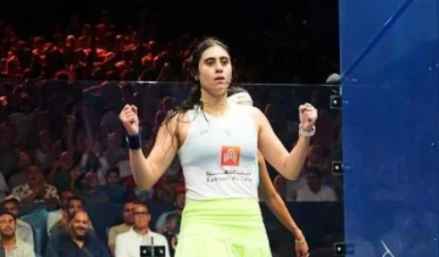 نور الشربيني تتوج ببطولة باريس المفتوحة للاسكواش للمرة الثانية على التوالي