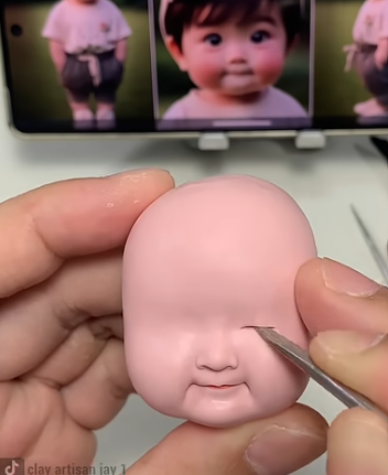 كيفية تشكيل رأس صبي من الصلصال بخطوات بسيطة…فيديو