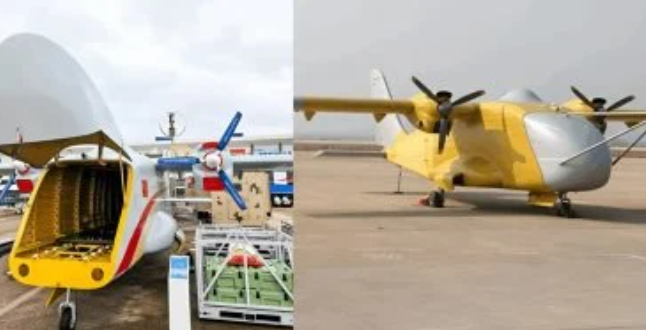 أول طائرة شحن بدون طيار تعمل بالليزر في العالم