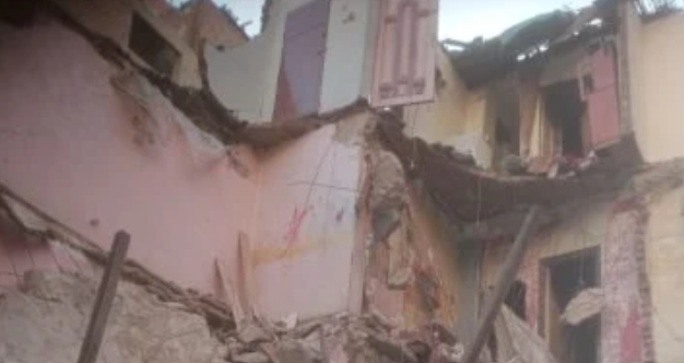 انهيار منزل في عين شمس من 3 طوابق دون إصابات