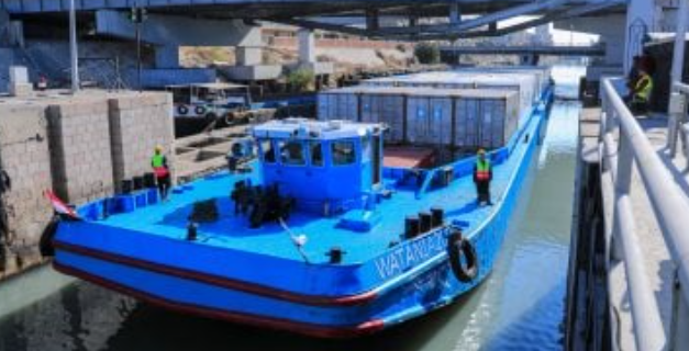 النقل النهري في مصر أرخص وأأمن لنقل البضائع