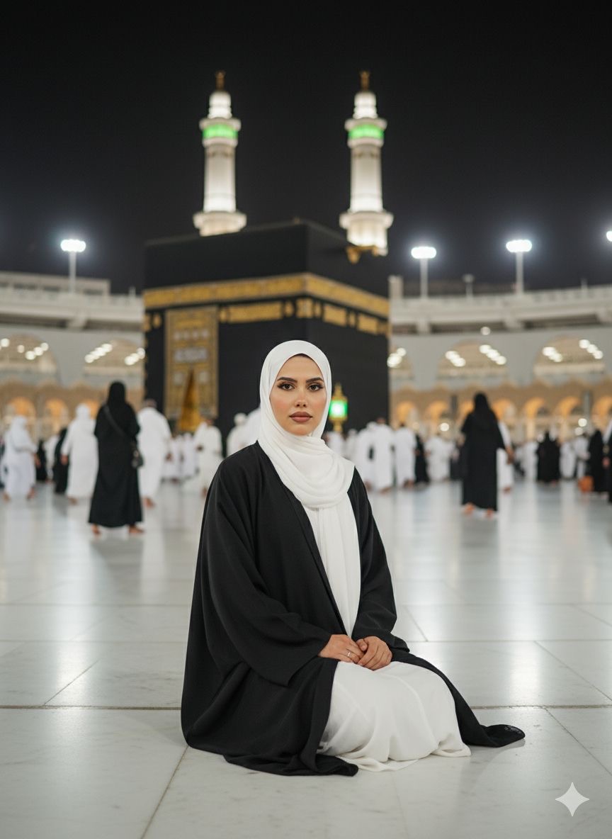 الذكاء الاصطناعي يصوّر أجواء الحرم المكي