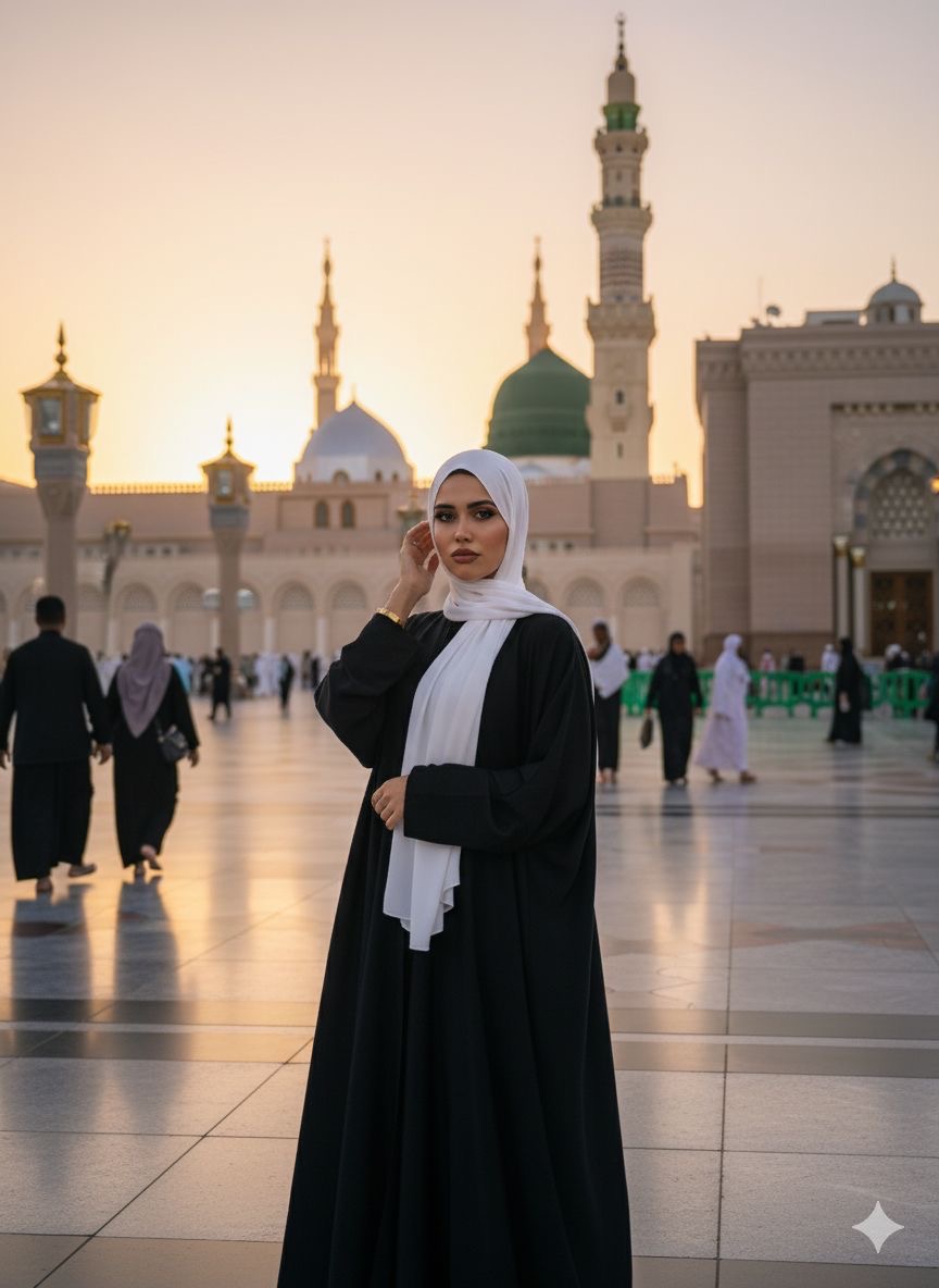 الذكاء الاصطناعي يصوّر أجواء الحرم المكي