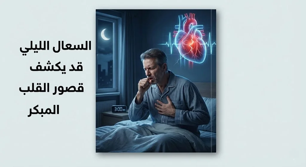 السعال الليلي قد يكشف قصور القلب المبكر