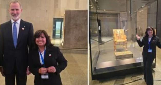 المتحف المصري الكبير يبهر ملك إسبانيا في جولته الافتتاحية