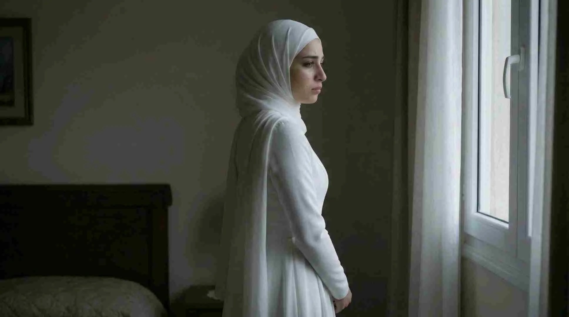 عروس بلا ابتسامة… حكاية الحزن الصامت خلف فستان الزفاف الأبيض