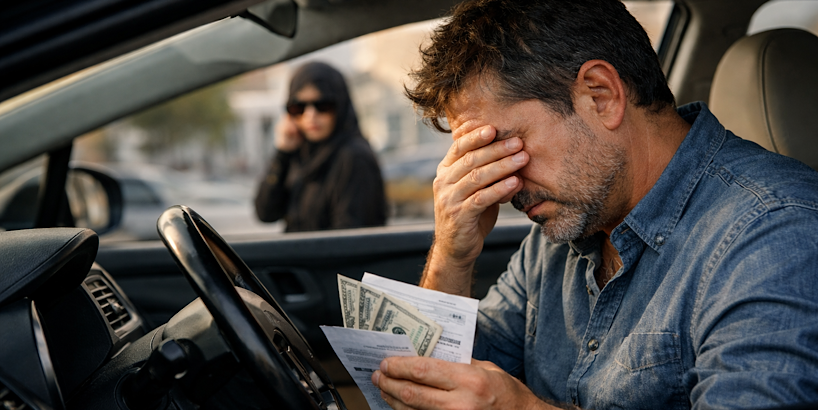 مراتي ماتت من سنين… وكل شهر كنت ببعت 300 دولار لأمها، لحد ما اكتشفت الحقيقة