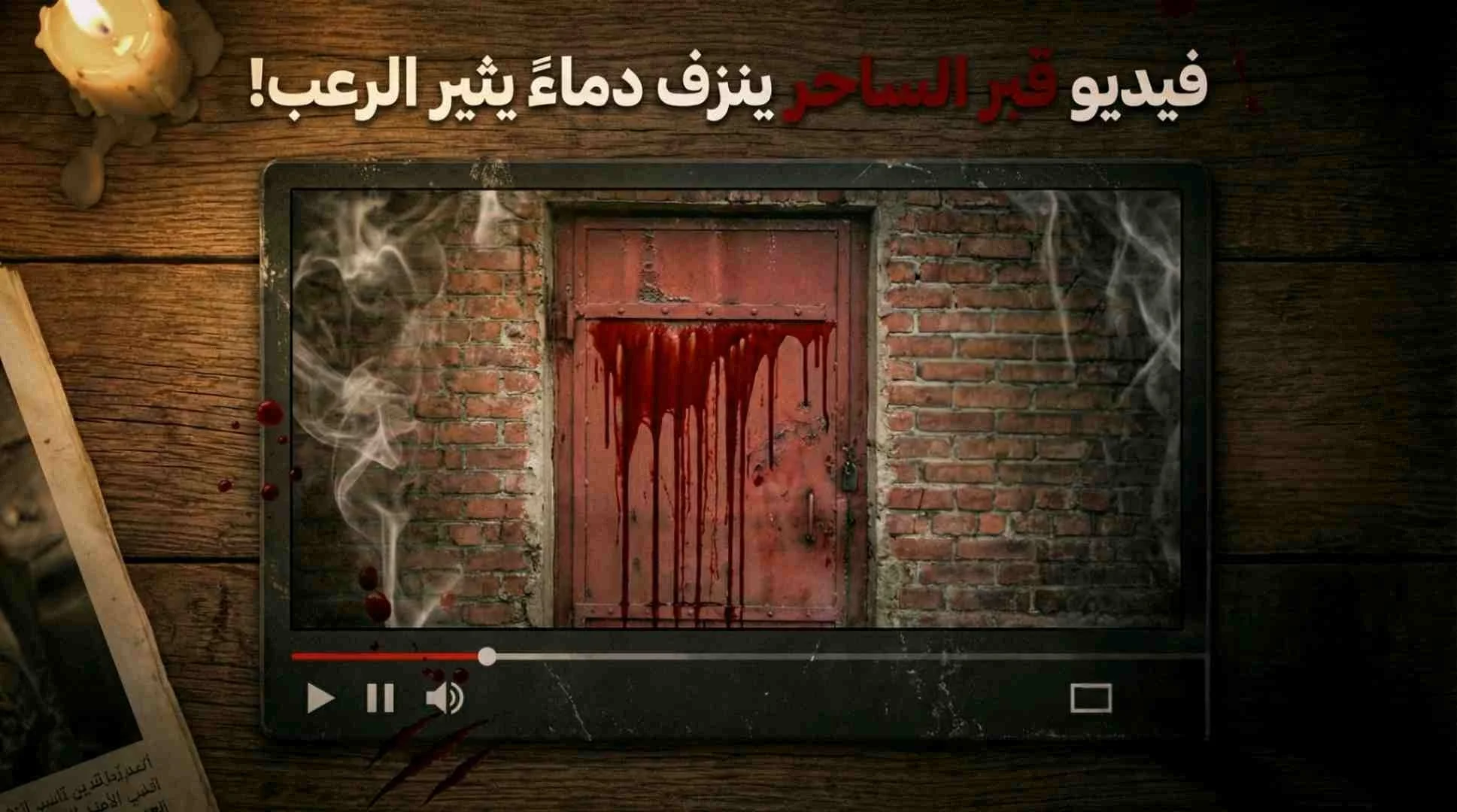 خروج دم ودخان من قبر؟… فيديو مثير للجدل يشعل النقاش بين الخوف والحقيقة