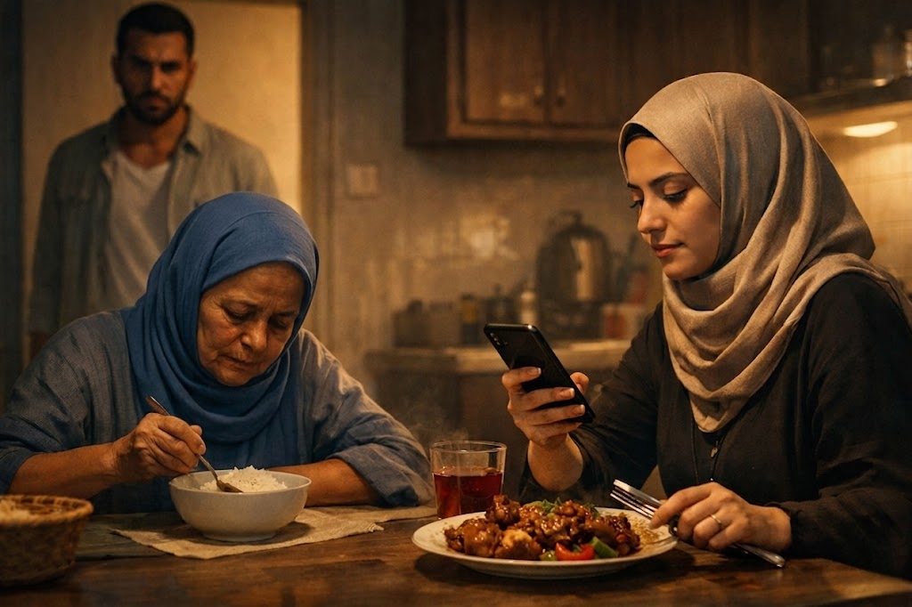 الرز الساقع: قصة التضحية والصراع داخل البيت
