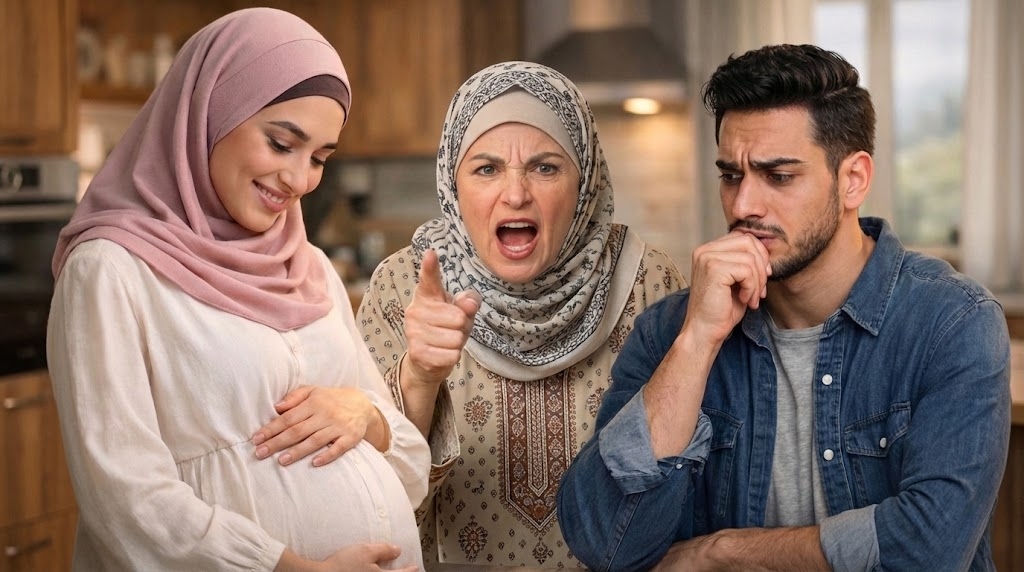زوجة حامل وحماة غاضبة… قصة عائلية بدأت بالخوف وانتهت بمفاجأة لم يتوقعها أحد