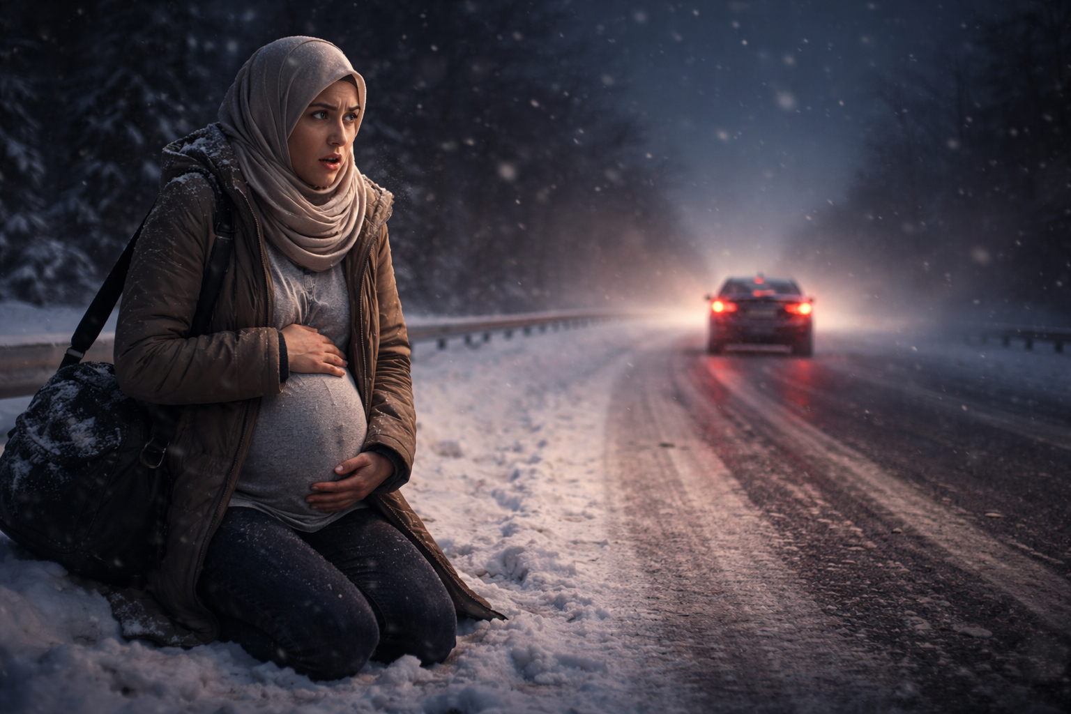 الزوج الذي ترك زوجته على الطريق في ليلة ولادتها… قصة الخيانة التي تحولت إلى بداية حياة جديدة