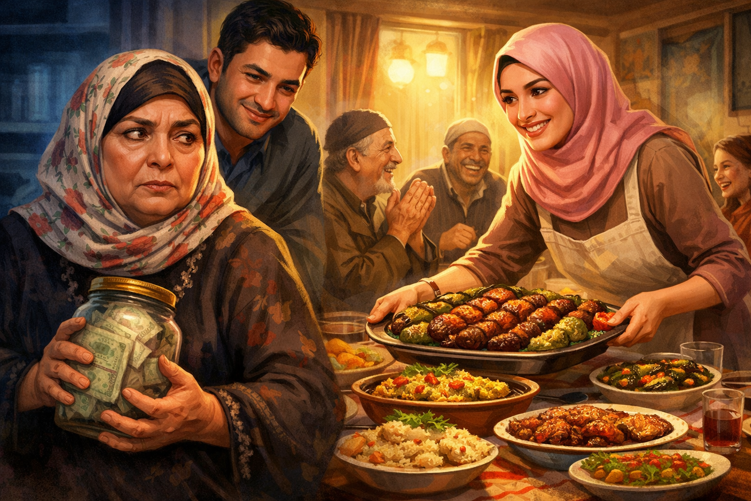الحماة التي كانت ترى التدبير ذكاءً… حتى علّمتها كنّة هادئة أن الكرم لا يُخيف الرزق