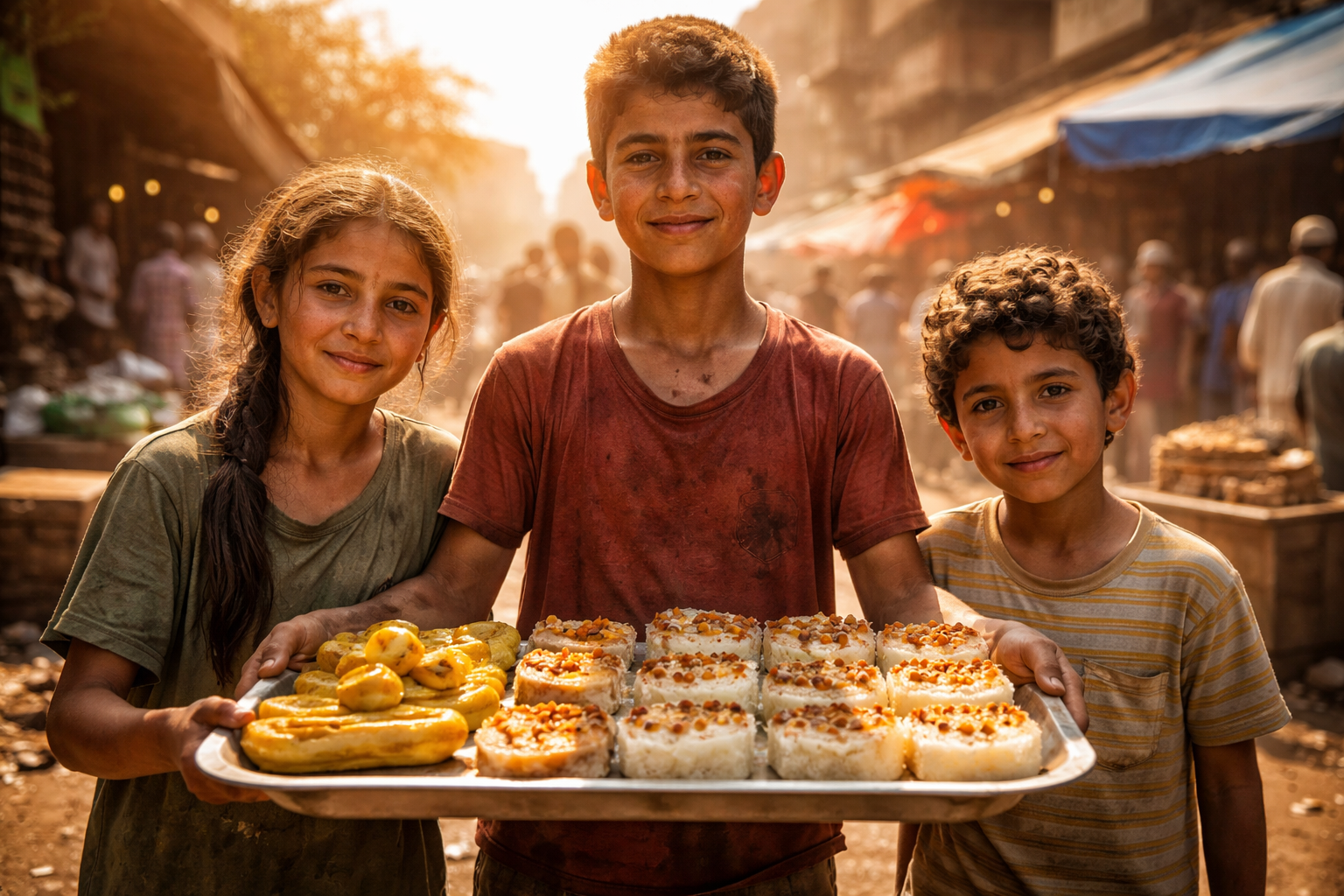 ٣ أطفال واقفين في عز الحر… مش عشان يلعبوا… لكن عشان ينقذوا أمهم من الموت… واللي اشترى منهم كل حاجة… طلع سر عمرهم ما كانوا يتخيلوه!